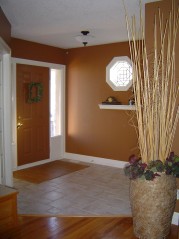 Welcoming guests is a pleasure in the spacious front foyer 