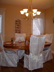 Formal Dining room with gleaming hardwood and french doors 