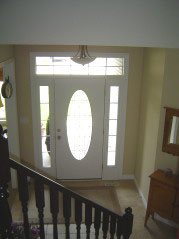  View of the foyer from 2nd floor landing 